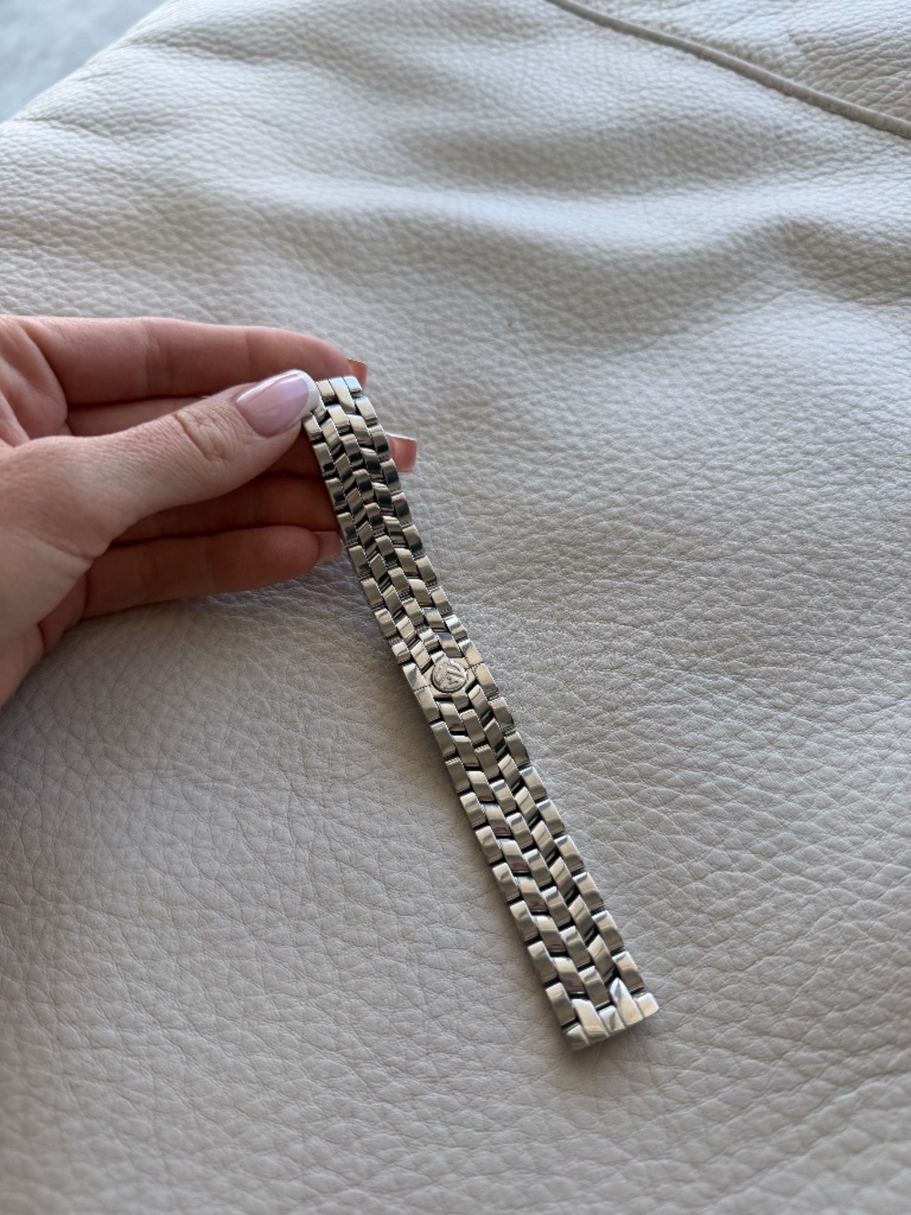 Maurice Lacroix stainless steel watch bracelet